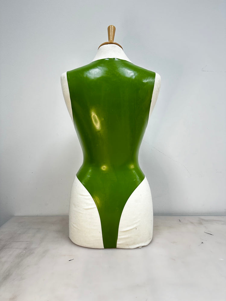 
                  
                    Load image into Gallery viewer, Green Latex body suit - one off sample.
                  
                