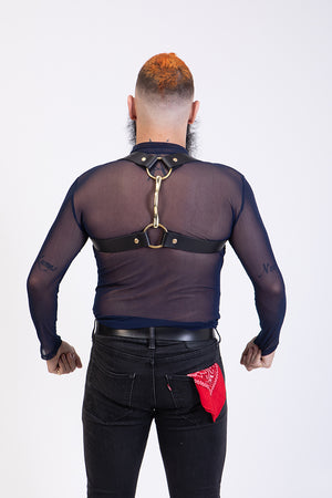 
                  
                    Load image into Gallery viewer, Gunslinger  | Leather Horsebit Harness
                  
                