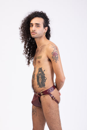
                  
                    Load image into Gallery viewer, Gent | Leather Jockstrap
                  
                