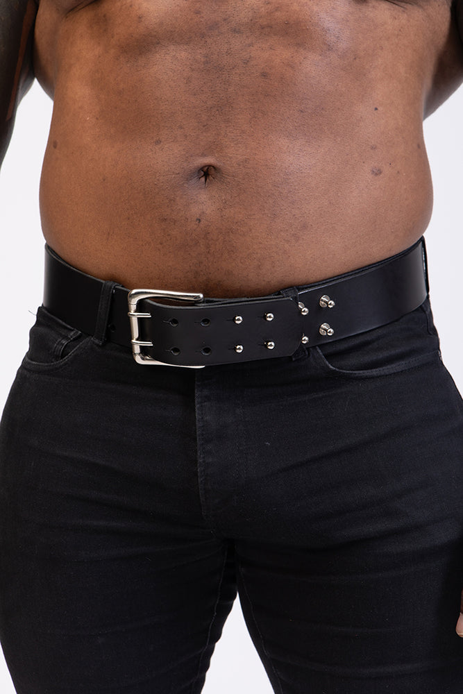 Belt | 50mm (2 inch) Double Prong | Leather