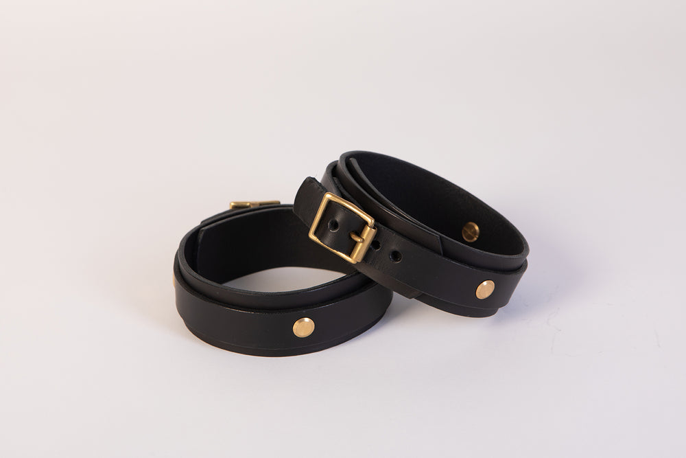 Bicep Strap | Double Strap and Buckle | Leather