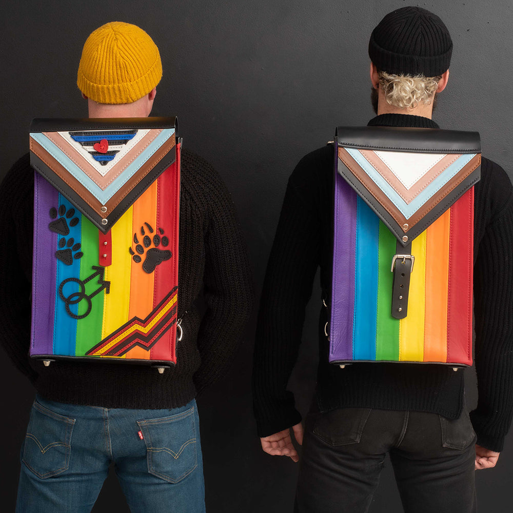 Pride Flag | Leather Satchel | Limited Edition