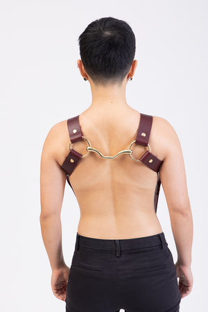 
                  
                    Load image into Gallery viewer, H Style | Horsebit Body Harness  | Leather
                  
                