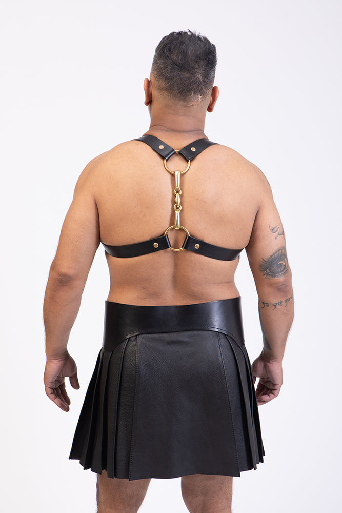 
                  
                    Load image into Gallery viewer, Body Harness  | Leather Horsebit Harness
                  
                