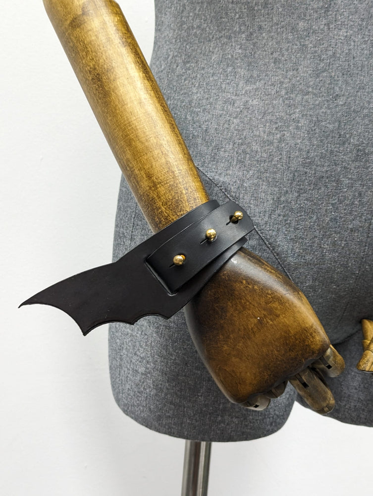 Leather Bat Cuffs