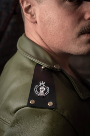 
                  
                    Load image into Gallery viewer, SAMPLE SALE - Green Military Style Uniform with Fist details
                  
                
