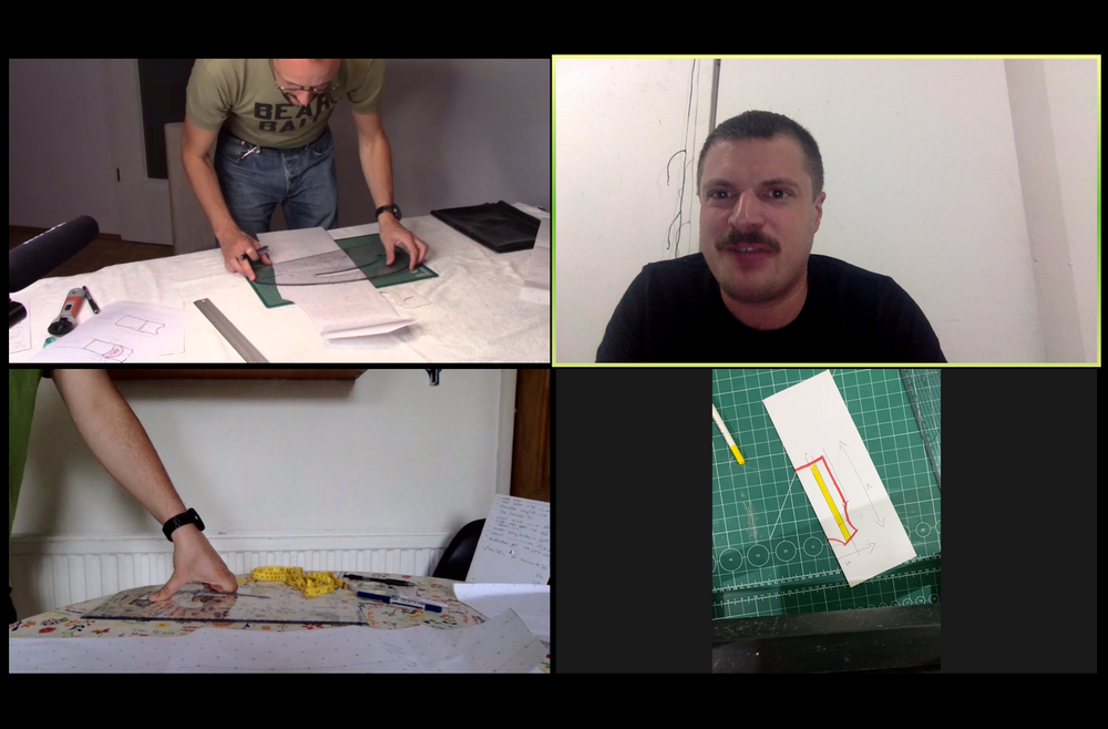 
                  
                    Load image into Gallery viewer, Virtual Rubber Vest Making Course - All tools included
                  
                